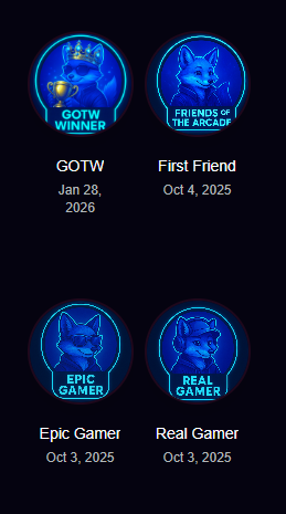 Aviator Arcade Example Badges