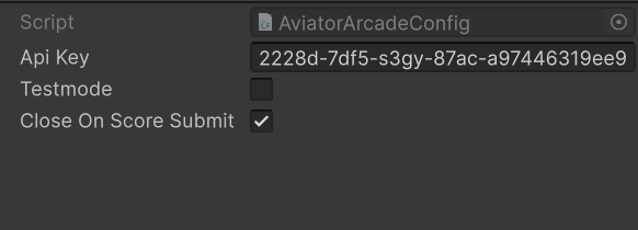 Unity API Key